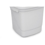 Lixeira Plasvale Basculante 10L Branca 