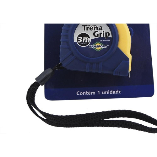 Trena Brasfort Emborrachada Grip 3M/16Mm Com Trava 7758