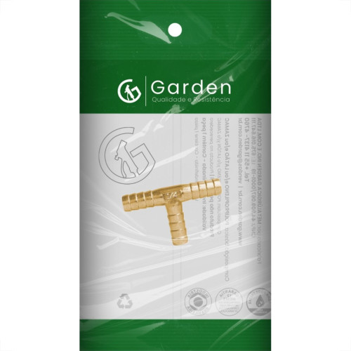 Tee Emenda Ar E Agua Zamac  1/4'' 10160E