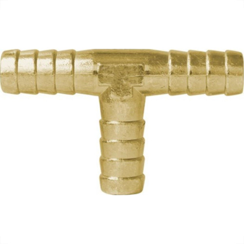 Tee Emenda Ar E Agua Zamac  1/4'' 10160E