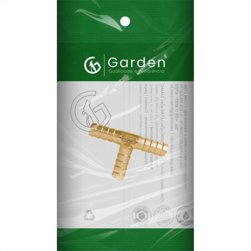 Tee Emenda Ar E Agua Zamac  5/16'' 10161E Tee Emenda Ar E Agua Zamac  5/16'' 10161E
