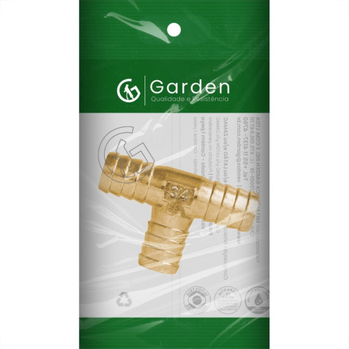 Tee Emenda Ar E Agua Zamac  3/4'' 10164E Tee Emenda Ar E Agua Zamac  3/4'' 10164E