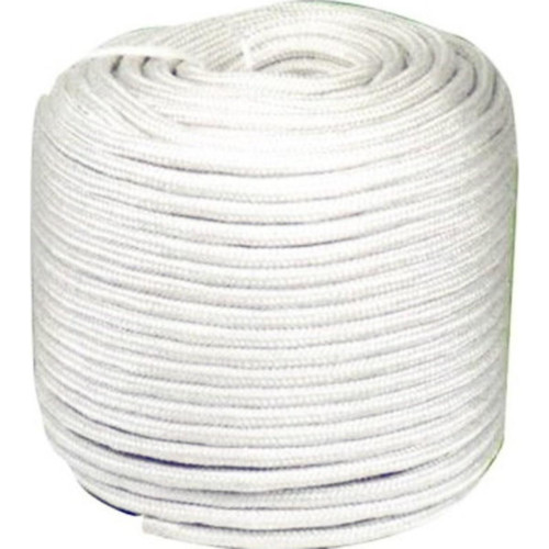Corda Poliester Firmeza Rolo Branca 8Mm/230M 20123