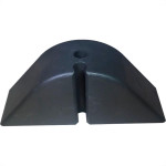 Calco Para Telha Ondulada 2 Furos Preto 10 Pecas 387258