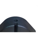 Calco Para Telha Ondulada 2 Furos Preto 10 Pecas 387258