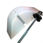 Calco Para Telha Ondulada 2 Furos Branco 10 Pecas Kit 387320