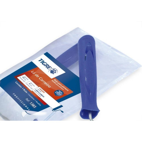 Rolo La Tigre Carneiro 5Cm Com Cabo 