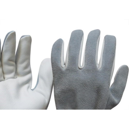 Luva Vaqueta Mista Plastcor Par  - Kit C/10 