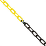 Corrente Pvc Plastcor 10 X 25M Amarela/Preta 