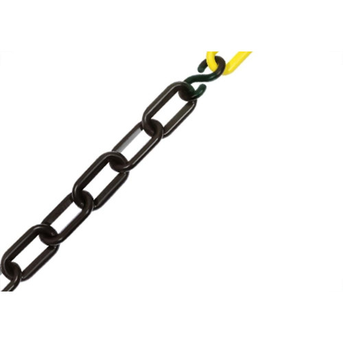 Corrente Pvc Plastcor 10 X 25M Amarela/Preta 