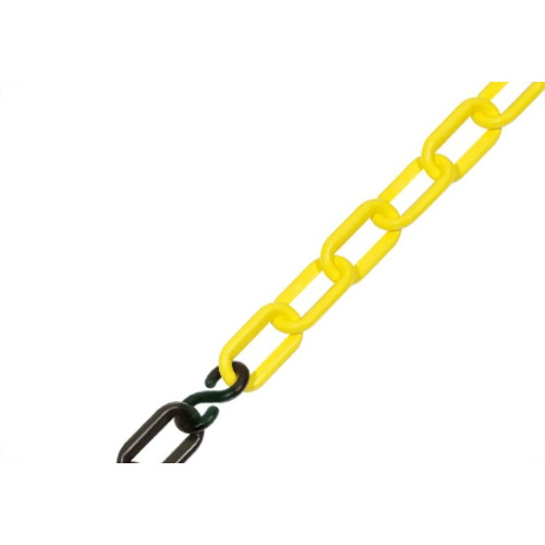 Corrente Pvc Plastcor 10 X 25M Amarela/Preta 