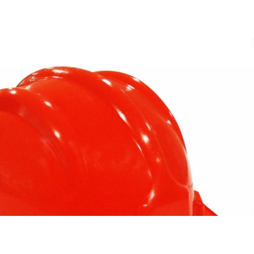 Capacete Com Carneira Plastcor Plastico Laranja 