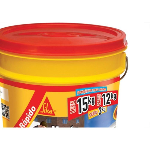 Manta Liquida Sikafill Rapido Branco 15Kg Balde 454417
