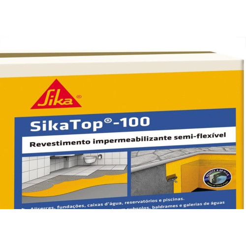 Sikatop 100 Cinza 4Kg Caixa 428058
