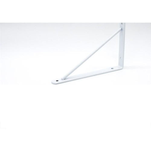 Suporte Prateleira Overtime Forte Branco 20Cm Peca 170001 - Kit C/12 