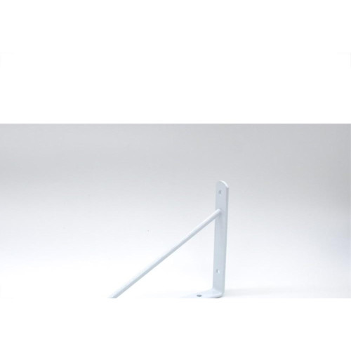 Suporte Prateleira Overtime Forte Branco 25Cm Peca 170002 - Kit C/12 