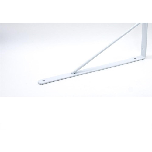 Suporte Prateleira Overtime Forte Branco 30Cm Peca 170003 - Kit C/12 
