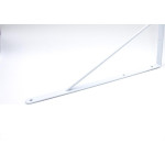 Suporte Prateleira Overtime Forte Branco 40Cm Peca 170004 - Kit C/12 