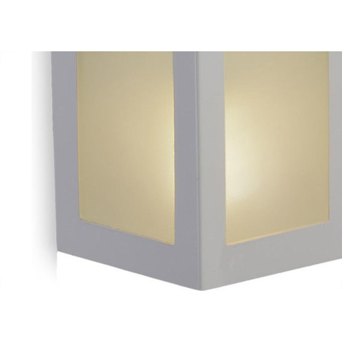 Arandela Ideal Aluminio Triangular Para 1E27 283 Branca 3461