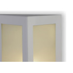 Arandela Ideal Aluminio Triangular Para 1E27 283 Branca 3461