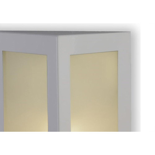 Arandela Ideal Aluminio Triangular Para 1E27 283 Branca 3461