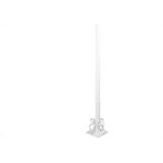 Poste Jardim Ideal Quadrado 1,76M P3 Branco Policarbonato 2248