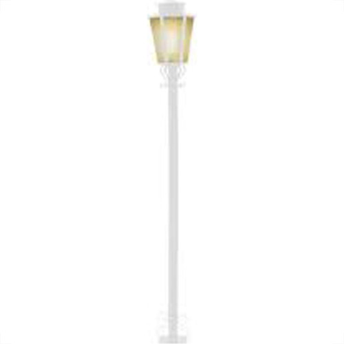 Poste Jardim Ideal Sextavado 1,76M P9 Branco Policarbonato 2272