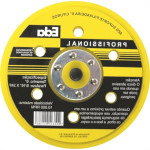 Disco Borracha Eda Para Lixadeira 5 Furo 5'' Com Velcro 90Y