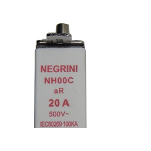 Fusivel Nh Negrini Ultra Rapido 00/ 20A Nh-00C-20/500Ur