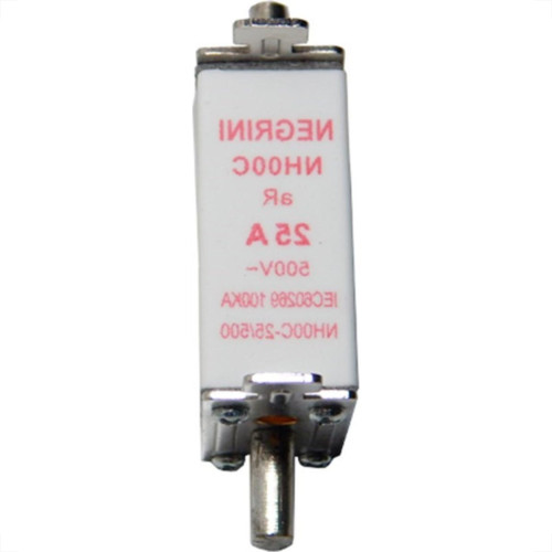 Fusivel Nh Negrini Ultra Rapido 00/ 25A Nh-00C-25/500Ur