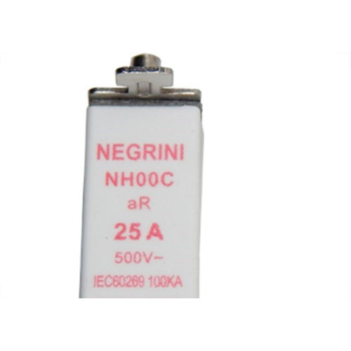 Fusivel Nh Negrini Ultra Rapido 00/ 25A Nh-00C-25/500Ur