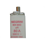Fusivel Nh Negrini Ultra Rapido 00/ 80A Nh-00-80/500Ur