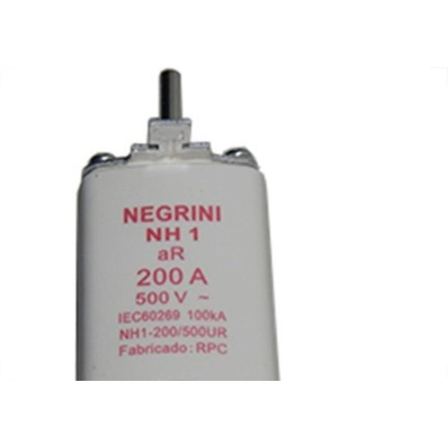 Fusivel Nh Negrini Ultra Rapido 01/200A Nh-1-200/500Ur