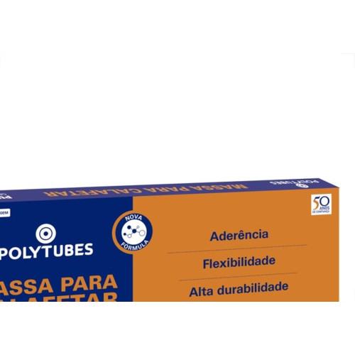 Massa Calafetar Polytubes Cinza 350G Filete Pulvitec Ua002