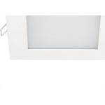 Luminaria Led Plafon Taschibra Embutir Quadrado 06W 3000K 12Cm 