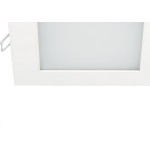 Luminaria Led Plafon Taschibra Embutir Quadrado 24W 3000K 30Cm 