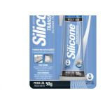 Cola Silicone Tekbond 50G Acetico Incolor Com Blister 