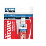 Cola Silicone Tekbond 50G Alta Temperatura Vermelha 