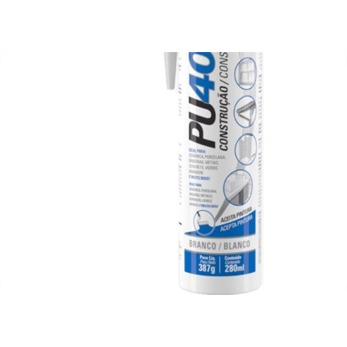Cola Selante Pu Fix Tekbond Branca 387G 