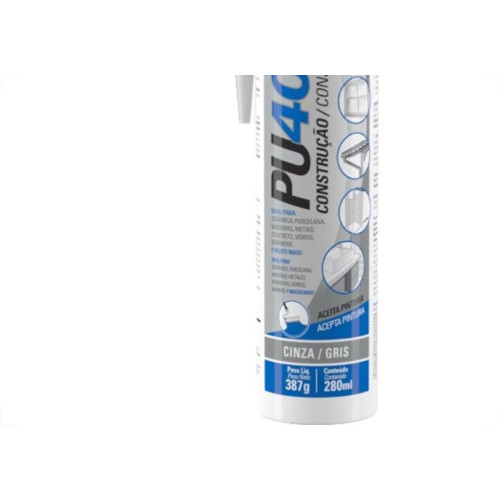 Cola Selante Pu Fix Tekbond Cinza 387G 