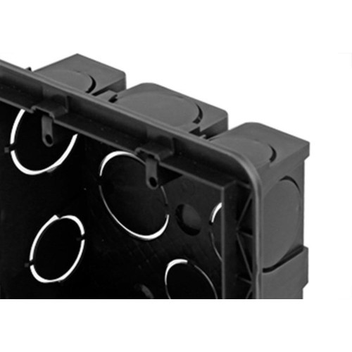Caixinha Luz Plastica 4X4 Pial/Legrand Preta 689045 - Kit C/16 