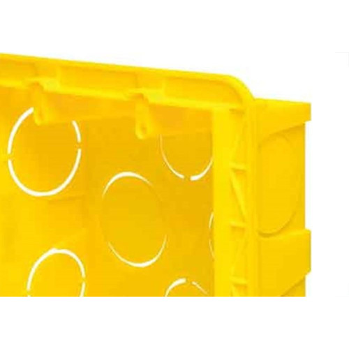 Caixinha Luz Plastica 4X4 Pial/Legrand Amarela 689035 - Kit C/16 