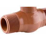 Registro Esfera Pvc Viqua Rosca Externa 1/2'' 
