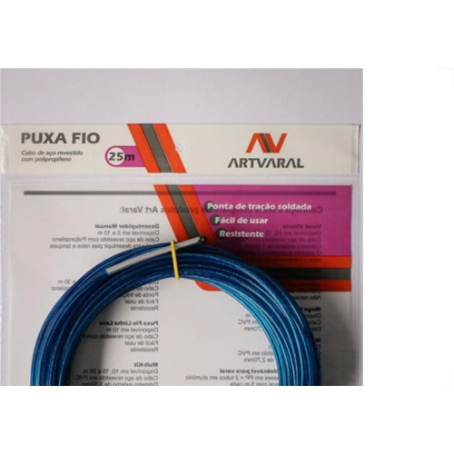 Passa Fio Nylon Artvaral Com Cabo Aco 25M 2.02.004