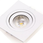 Spot Led Galaxy Quadrado 05W 3000K Direcionavel 1810