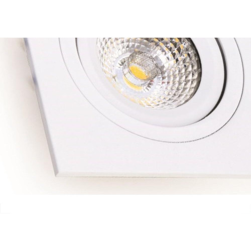 Spot Led Galaxy Quadrado 05W 3000K Direcionavel 1810