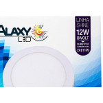 Luminaria Led Plafon Galaxy Externa Redondo 12W 3000K 15,5Cm 2006S