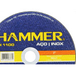 Disco De Corte Para Inox Hammer 7''X1.6Mm Gydi1100 Disco De Corte Para Inox Hammer 7''X1.6Mm Gydi1100