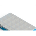 Caixa Organizadora Valeplast Cristal Grande Azul 22X37 65.014