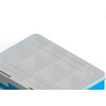 Caixa Organizadora Valeplast Cristal Media Azul 17X24 65017